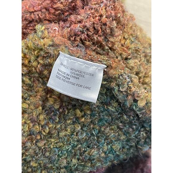 Central Park West Sweater XS Syndney Puff Sleeve in Twilight Multicolor - Picture 3 of 6